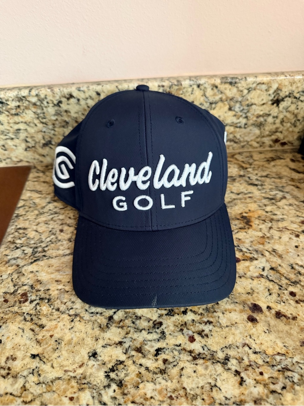 Cleveland Golf Navy Script Logo Cap